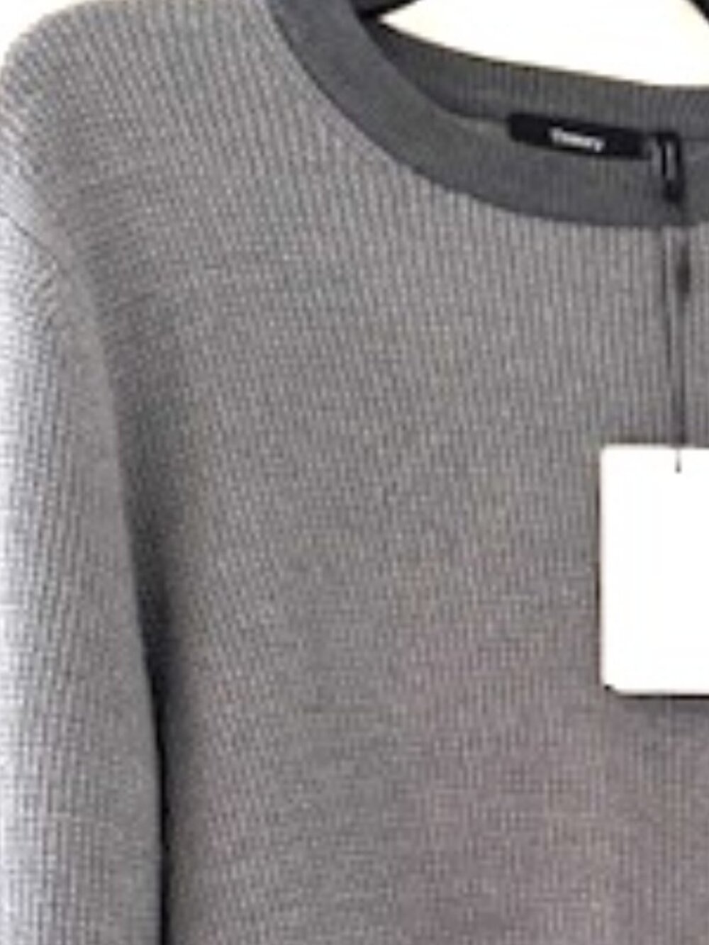 Theory Maden Crew  Novo Merino Wool Crewneck Sweater Minimalist Quiet Luxury - Picture 5 of 13
